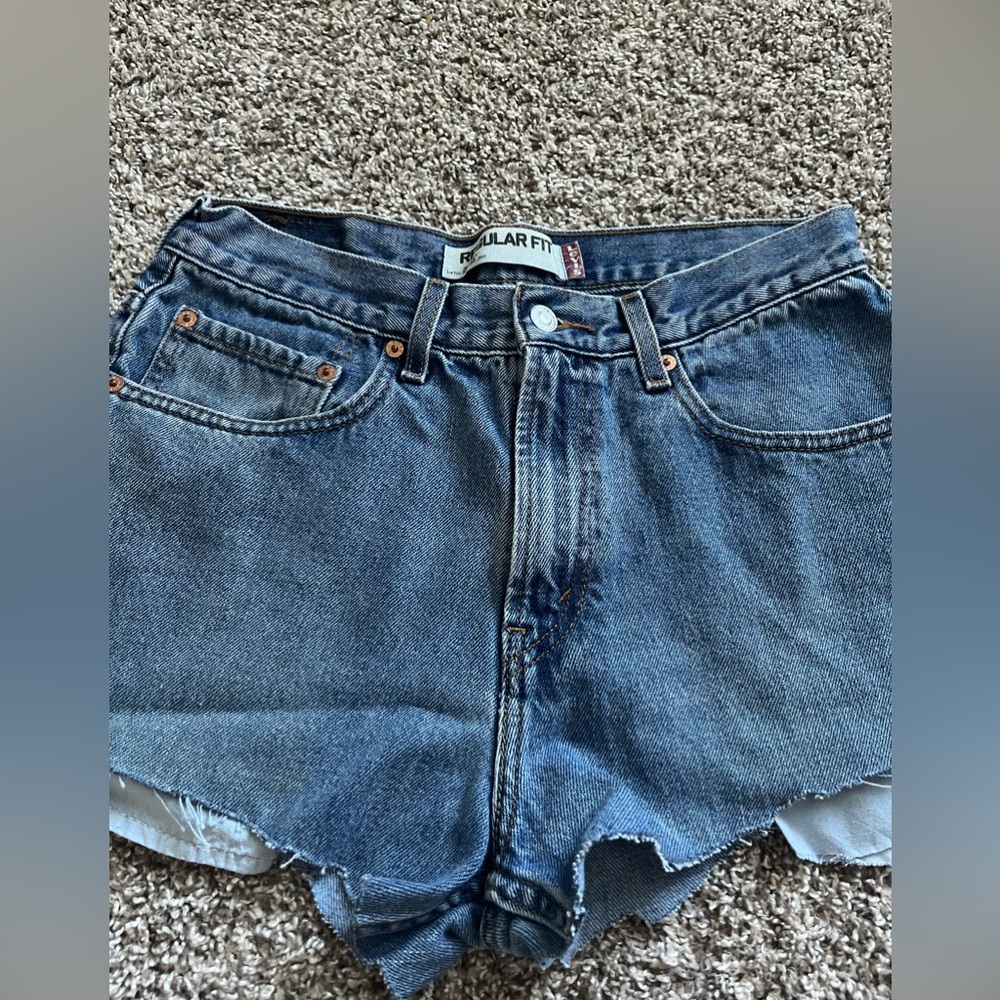 Levi’s 501 high waisted shorts